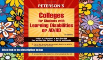 Download Peterson s Colleges for Students with Learning Disabilities or AD/HD On Book