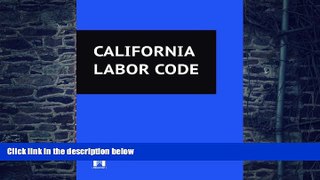 Buy  California Labor Code California  Book