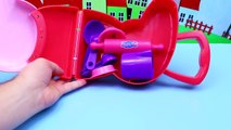 Cooking PEPPA PIG Baking Carry Case ❤ How To Make Sprinkle Candy Pretzels With Play Doh