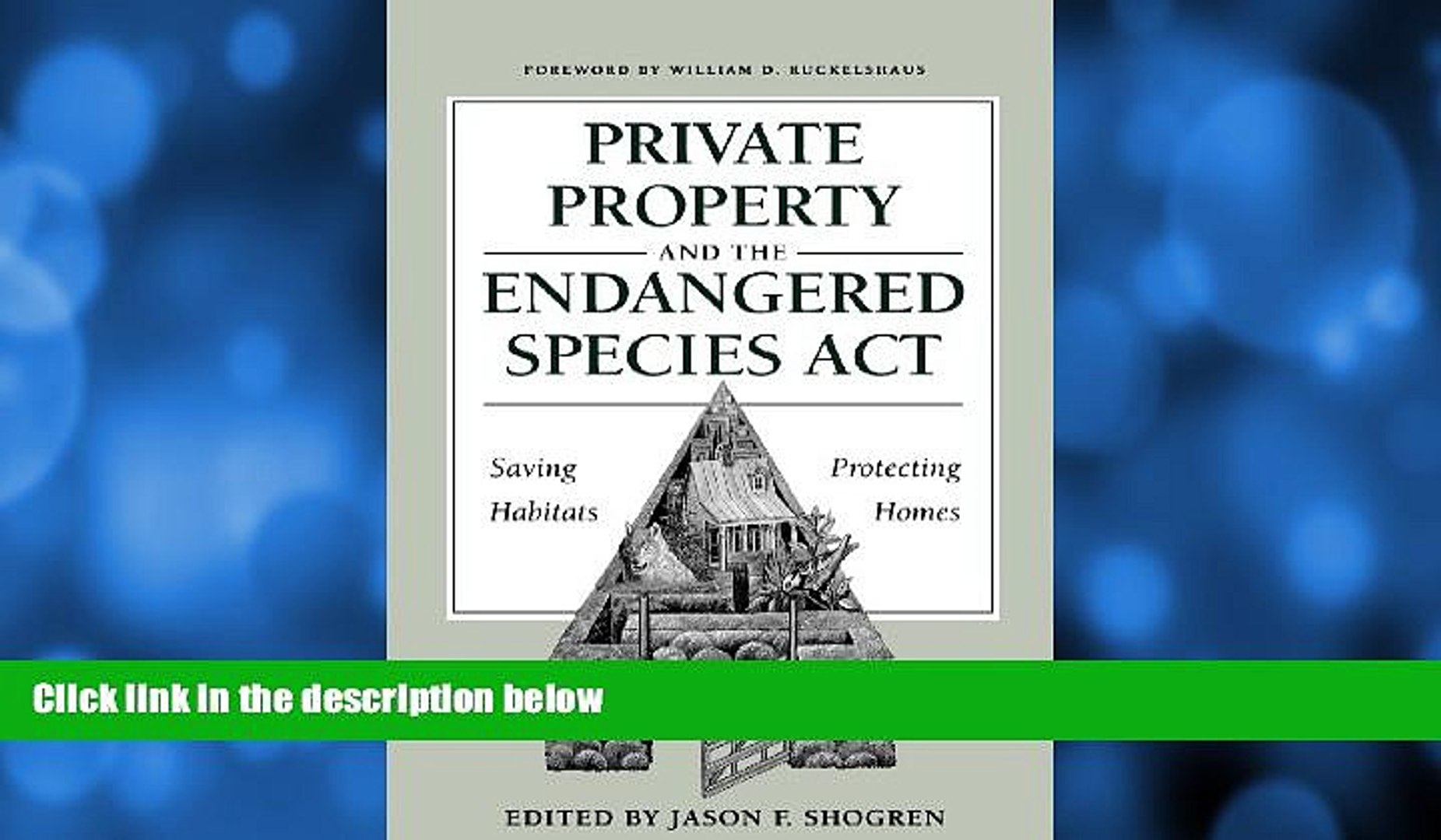 ⁣Buy  Private Property and the Endangered Species Act: Saving Habitats, Protecting Homes Full Book