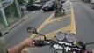 Bikers are awesome Biker helps guy in wheelchair cross the street