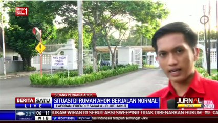 Suasana Kawasan Kediaman Ahok Normal