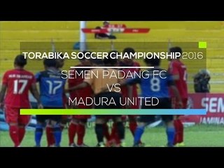 Highlights Semen Padang vs Madura United - Torabika Soccer Championship 2016