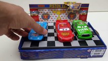 Unboxing Disney Pixar Cars Piston Cup Die-Cast Set Lightening McQueen, The King and Chick Hicks