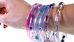 How To Make Aqua Sparkle Glitter Bracelets | Fun DIY Crafts Projects for Kids with DCTC