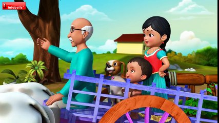 Tamil Rhymes for Children _ தாத்தா தாத்தா தை _  Grandpa Song _ Infobells