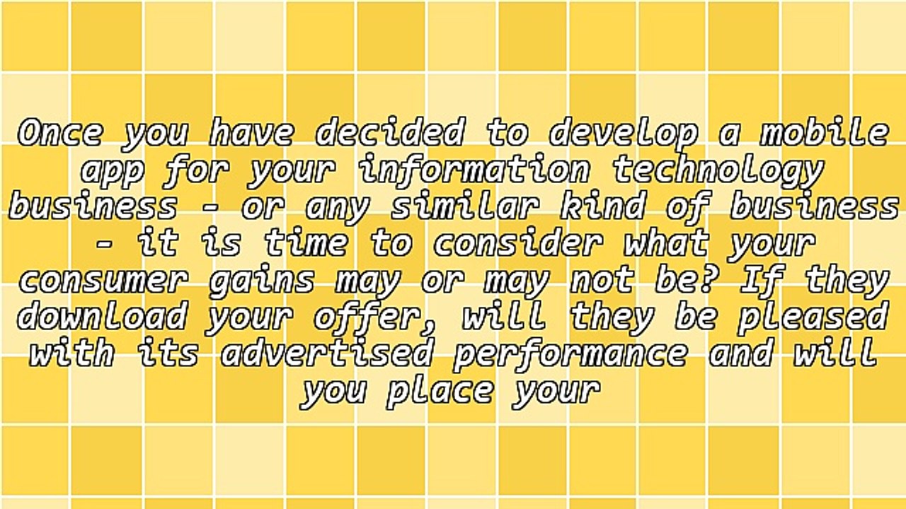 Information Technology And Mobile App Marketing