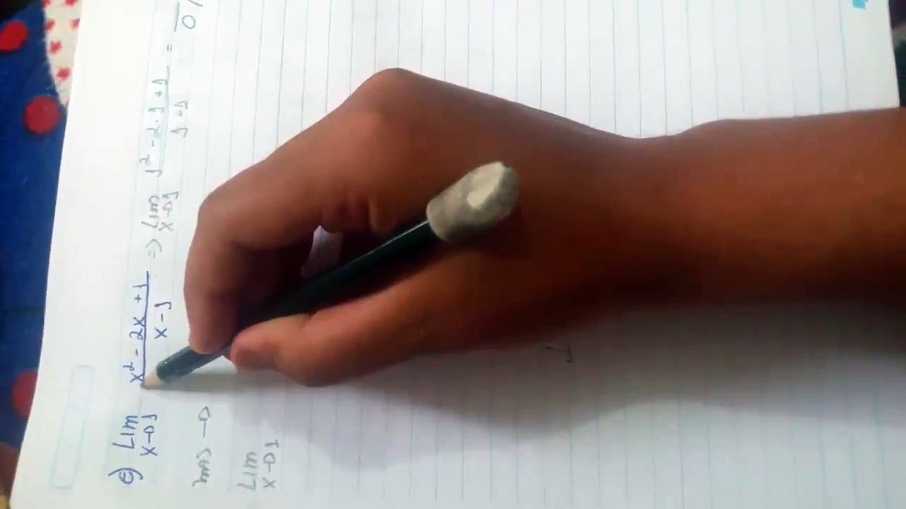 CALCULO I - Limites Com Equacoes Do 2 Grau  Regra de L Hopital