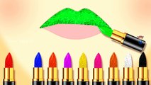 Learn Colors with Glittering Colors Lipstick | Colours to Children & Toddlers Baby | Learning Video