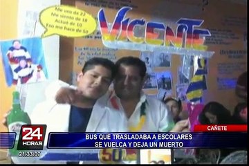 Escolares heridos en Cañete vienen recuperándose tras caída de bus a un abismo