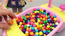 Play Doh Baby Doll Bath Time Colors Candy Ball Toys Surprise Eggs | Learn number Song