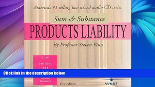 Online Steven Finz Sum and Substance Audio on Products Liability Audiobook Epub