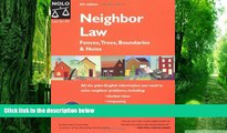 PDF  Neighbor Law: Fences, Trees, Boundaries and Noise Cora Jordan  PDF