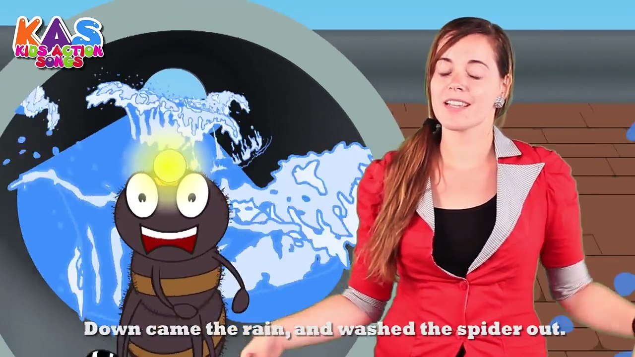 Incy Wincy Spider Nursery Rhyme With Actions | Action Songs For Children | Kids Action Songs