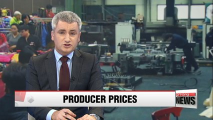 Korea's producer prices up 0.4% in November m/m