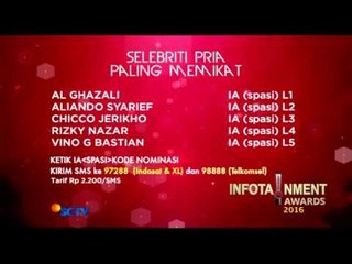 Infotainment Awards 2016 - Polling Selebriti Pria Paling Memikat