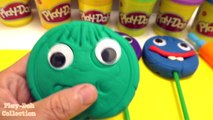 Play Doh Smiley Face Lollipops with Molds Animals Fun Creative for Kids