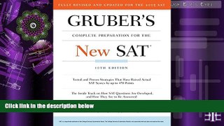 Pre Order Gruber s Complete Preparation for the New SAT, 10th Edition Gary Gruber On CD