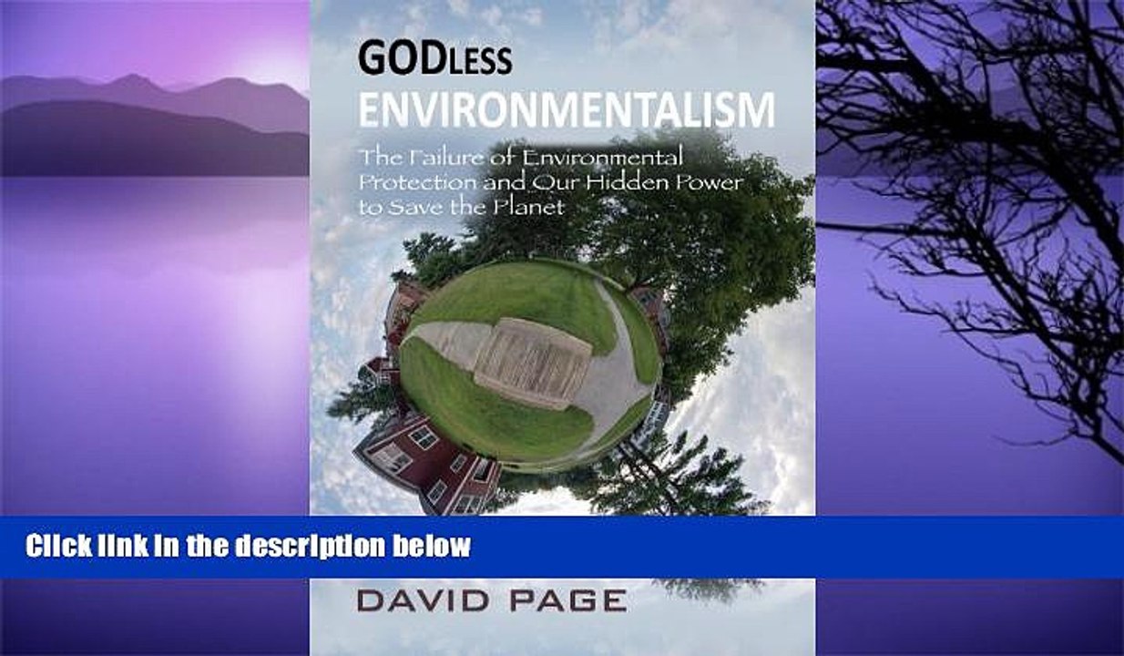 Buy David Page Godless Environmentalism: The Failure of Environmental Protection and Our Hidden