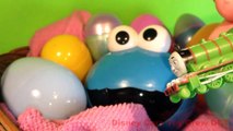 10 Kinder Surprise Eggs w/ Toy Story Buzz Lightyear, Thomas and Friends, Spiderman & Duplo Toys!