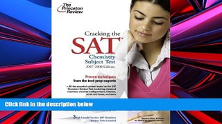 Buy Princeton Review Cracking the SAT Chemistry Subject Test, 2007-2008 Edition (College Test