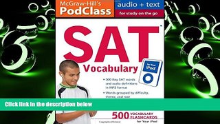 Buy Mark Anestis McGraw-Hill s PodClass SAT Vocabulary (MP3 Disk): Master 500 Key Words for Test
