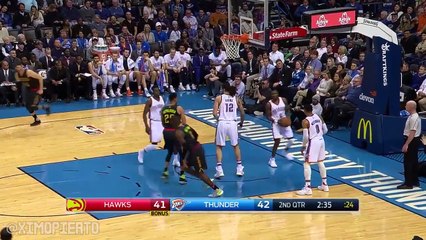 Atlanta Hawks vs Oklahoma City Thunder - Full Game Highlights  Dec 19, 2016  2016-17 NBA Season