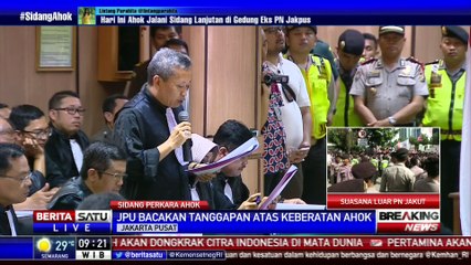 JPU Tanggapi Nota Keberatan Ahok #3