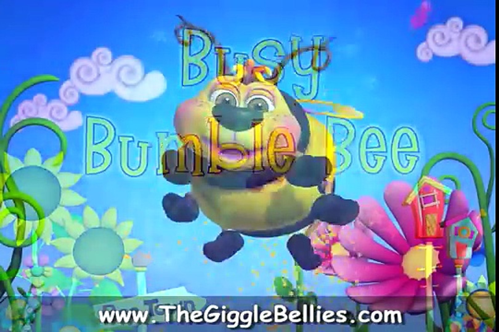Busy Bumble Bee | Learning Songs | GiggleBellies