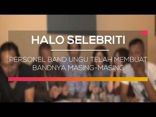 Personel Band Ungu Telah Membuat Bandnya Masing Masing  - Halo Selebriti
