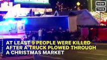 BREAKING  A truck crashed in a popular Christmas market in Berlin, killed 12 people