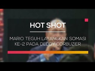 Mario Teguh Layangkan Somasi Ke-2 Pada Deddy Corbuzier - Hot Shot