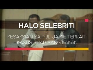 Kesaksian Saipul Jamil Terkait Kasus Suap Sang Kakak - Halo Selebriti