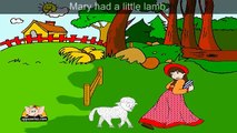 Mary had a Little Lamb with lyrics and sing along option