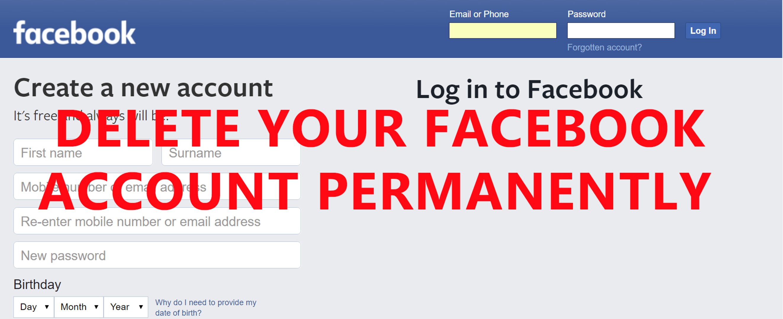 How To Delete Your Facebook Account Permanently? - video Dailymotion