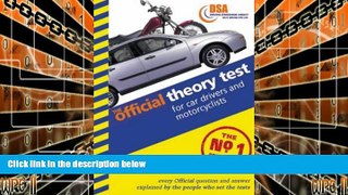 Audiobook The Official Theory Test for Car Drivers and Motorcyclists: Valid for Tests Taken from