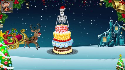 Skeleton Santa Claus Finger Family _ Funny Colors Skeleton Finger Family Rhymes _ Christmas Songs