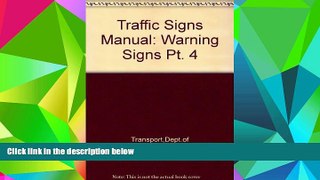 Pre Order Traffic Signs Manual: Warning Signs Pt. 4 Dept.of Transport mp3