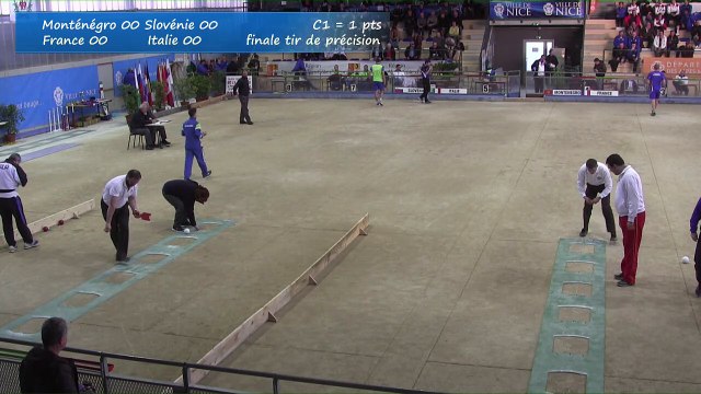 Finale tir de précision, Sport Boules, Euro Masculin, Nice 2016