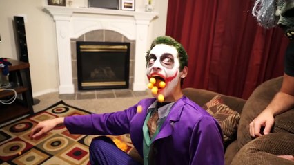 Joker Vs Scream & Giant Teddy Bear & Zombie In Real Life Halloween Fun!-CVLJbprNqIQ