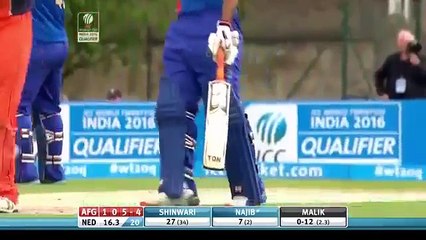 Najibullah Zadran 33 Runs Of 11 Balls Against Ireland 2016
