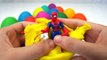 LEARN COLORS for Children w/ Play Doh Surprise Eggs FROZEN Spiderman Hulk Cars 2 Playdough Eggs TOYS