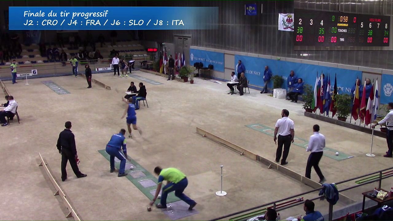 Finale tir progressif, Sport Boules, Euro Masculin, Nice 2016