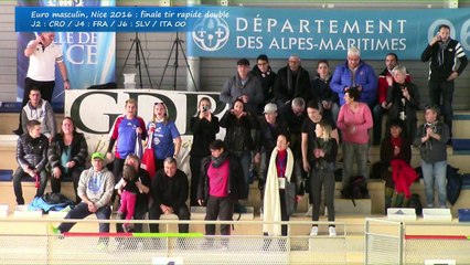 Finale tir rapide en double, Sport Boules, Euro Masculin, Nice 2016