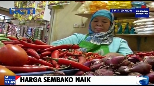 Jelang Natal dan Tahun Baru, Harga Sembako Naik
