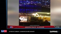 Attentat à Berlin : Un camion fonce dans la foule, les images chocs du marché de Noël (Vidéo)