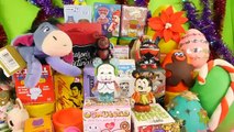 Playdough Eggs Surprise Toys DCTC Christmas Edition Kinder Joy Little Mermaid Mickey Vinylmations