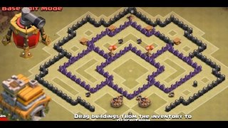 clash of Clan - TOwn Hall 7 War Base with Airsweeper