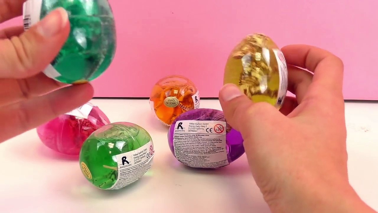 Glibber Dinosaurier Eier Demonstration - Dino Eier mit Schleim Deutsch
