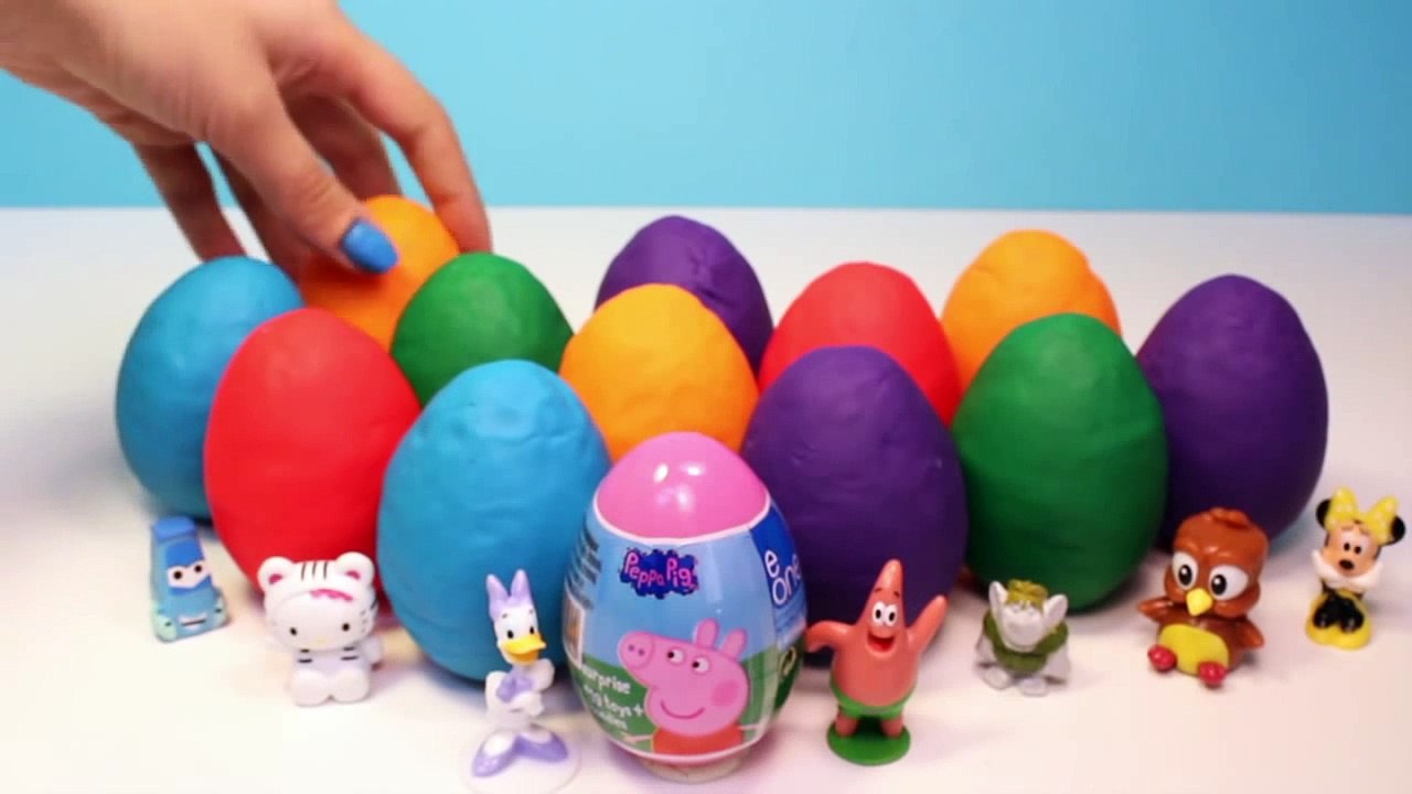 PLAY DOH EGGS PEPPA PIG MICKEY MOUSE Маша и Медведь DORA THE EXPLORER SURPRISE EGGS